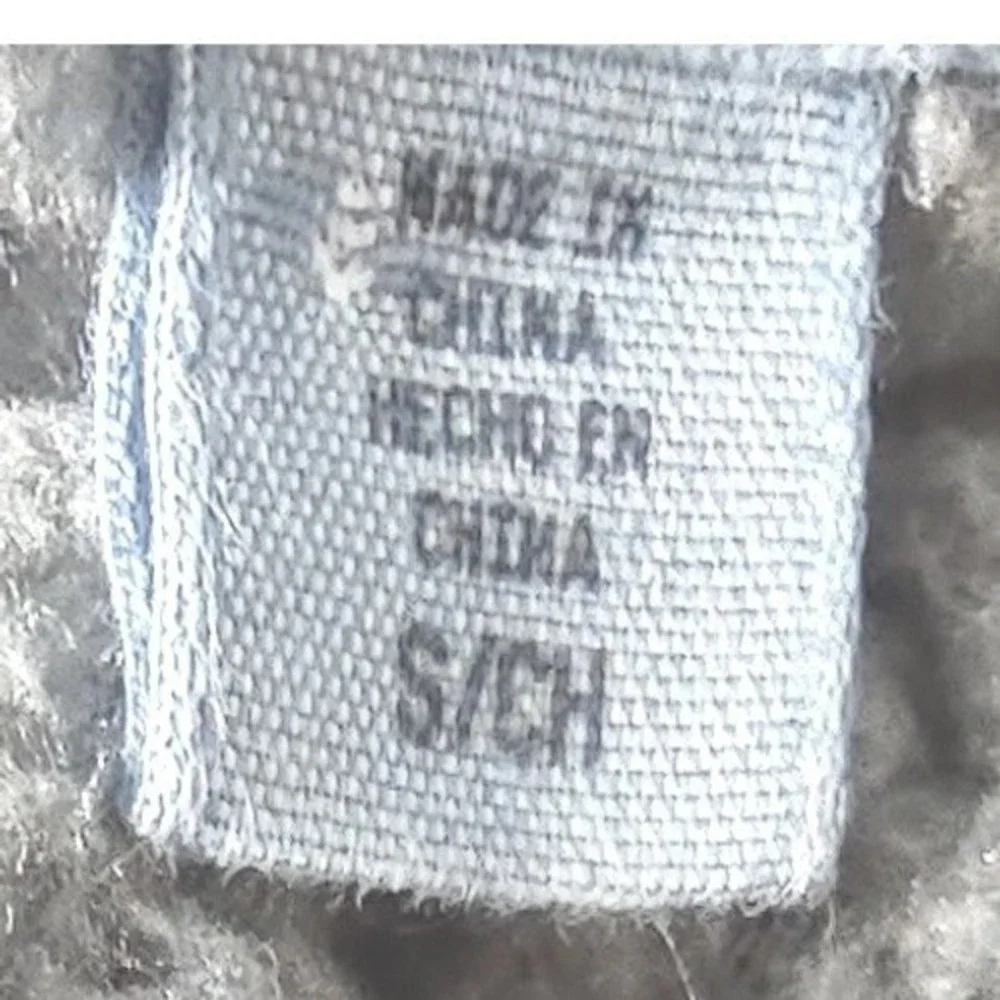 Jane and Bleecker Fleece Sweatshirt Small Womens Cozy Core Cabin Core‎ Gray Wrap